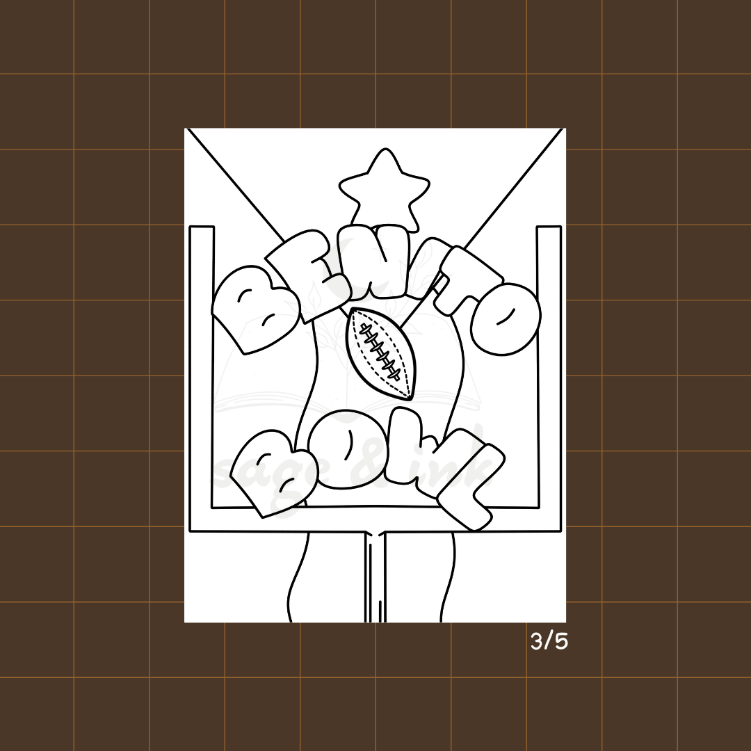 Superbowl - Bad Bunny Inspired Digital Coloring Set