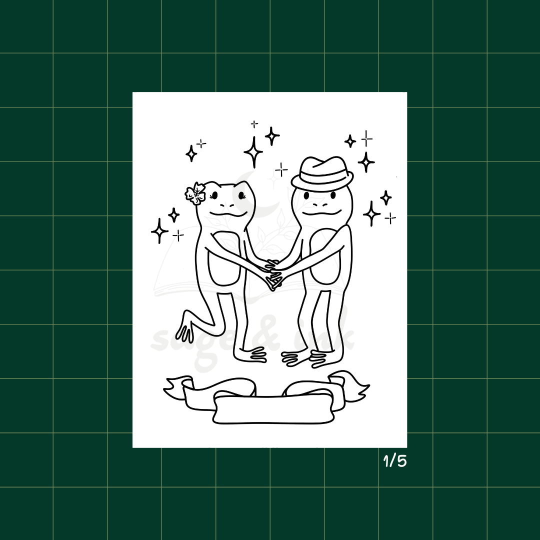 Superbowl - Bad Bunny Inspired Digital Coloring Set