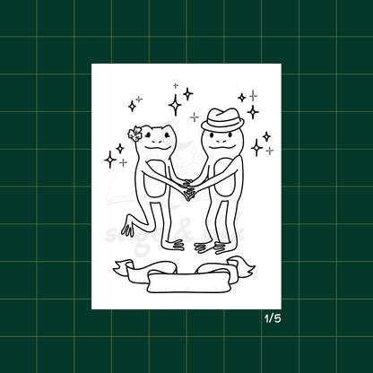 Superbowl - Bad Bunny Inspired Digital Coloring Set